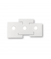 Plafonnier Totem Métal blanc 3 ampoules 3cm