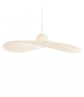 Madame Fabric pendant light Ivory 1 bulb 43cm