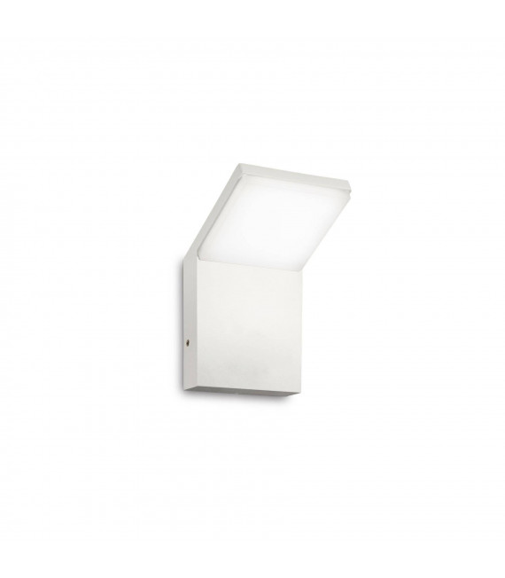 Moderne Wandleuchte Style Weißaluminium 1 Glühbirne 17cm