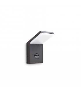Applique moderna Style Alluminio Antracite 1 lampadina 17cm