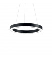 Integrated LED suspension Oracle Aluminum Black 1 bulb 19.5cm