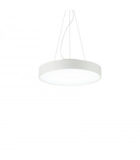 Suspensión LED integrada Halo Blanco aluminio 1 bombilla 25cm