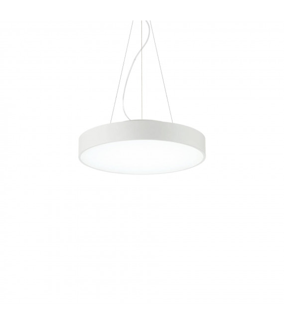Suspensión LED integrada Halo Blanco aluminio 1 bombilla 25cm