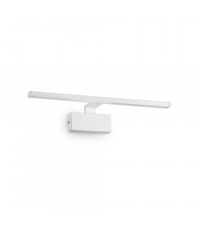 Alma cuadro de metal blanco 1 bombilla 9cm