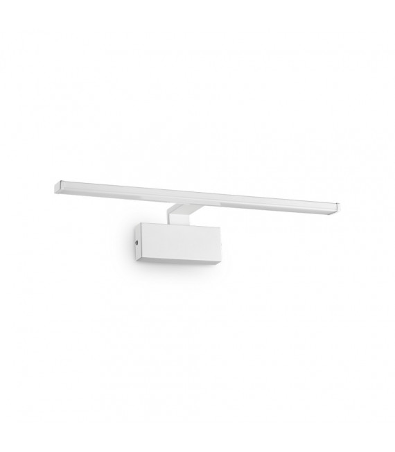 Alma cuadro de metal blanco 1 bombilla 9cm