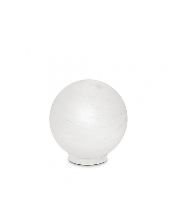 Carta sobremesa Plástico blanco 1 bombilla 31cm