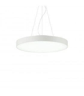 Sospensione LED integrata Halo Alluminio bianco 1 lampadina 25cm