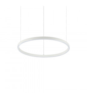 Suspension LED intégré Oracle Aluminium blanc 1 ampoule 9cm