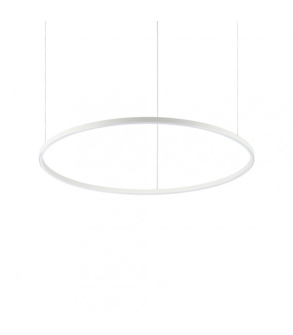 Suspension LED intégré Oracle Aluminium blanc 1 ampoule 9cm