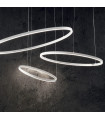 Suspension LED intégré Oracle Aluminium blanc 1 ampoule 9cm