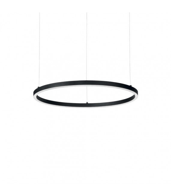 Integrierte LED-Aufhängung Oracle Aluminium Schwarz 1 Birne 9cm