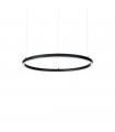 Suspension LED intégré Oracle Aluminium Noir 1 ampoule 9cm