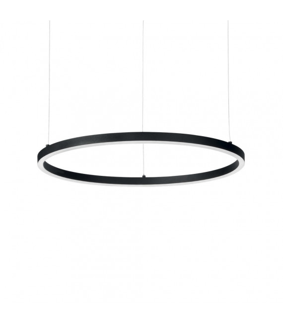 Sospensione LED integrata Oracle Alluminio Nero 1 lampadina 9cm