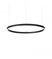Integrated LED suspension Oracle Aluminum Black 1 bulb 9cm