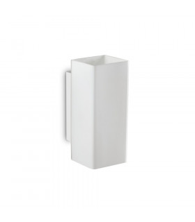 Wall light Paul White metal 2 bulbs 17cm