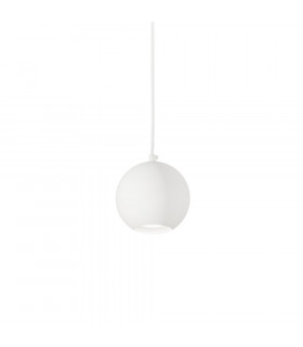 Suspension Mr Métal blanc 1 ampoule 16cm