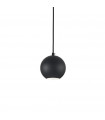 Suspension Mr Métal Noir 1 ampoule 16cm