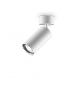 Faretto Dynamite Bianco metallo 1 lampadina 16,5cm