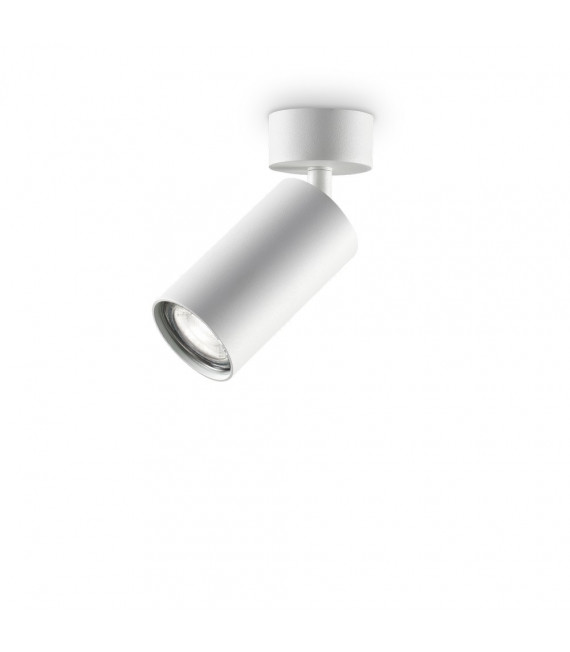 Spot Dynamite Métal blanc 1 ampoule 16,5cm