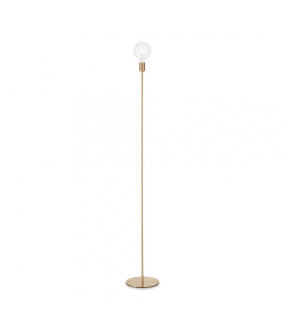 Lampada da terra Microfono Metallo Ottone satinato 1 lampadina 170cm