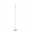Lampadaire Microphone Métal Laiton satiné 1 ampoule 170cm