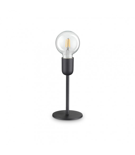Lampe de table Microphone Métal Noir 1 ampoule 22cm