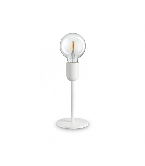 Lampe de table Microphone Métal blanc 1 ampoule 22cm