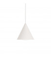 Suspension A-Line Métal blanc 1 ampoule 17,5cm