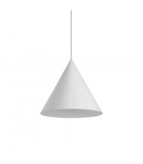 A-Line pendant lamp White metal 1 bulb 33cm