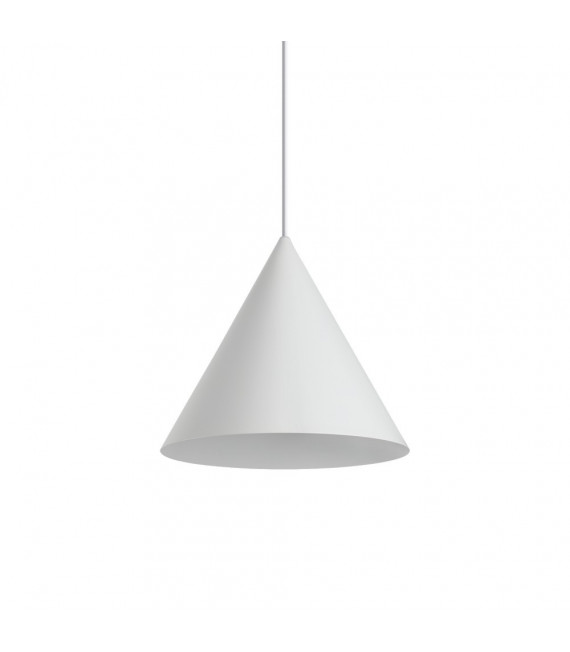 A-Line pendant lamp White metal 1 bulb 33cm