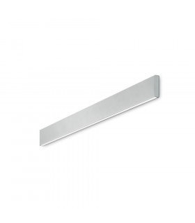 Linus integrated LED wall light Metal, white aluminum 1 bulb 9.5cm