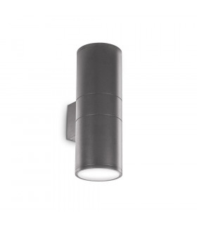 Lampada da parete da giardino Gun Aluminium Antracite 2 lampadine 31cm
