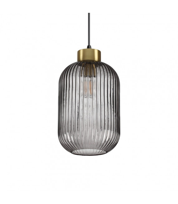 Design pendant Mint-3 Smoked Glass 1 bulb 36cm