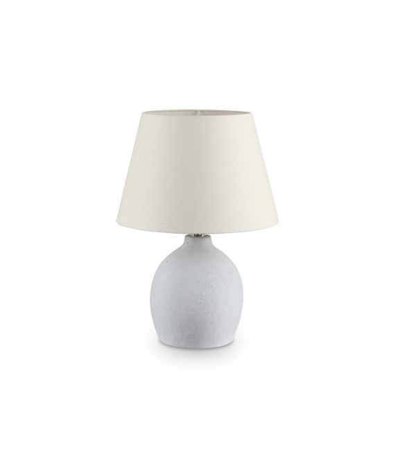 Lampe de table Boulder Verre Béton 1 ampoule 55cm