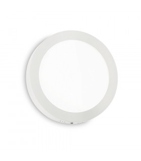 Plafonnier Universal Aluminium blanc 1 ampoule 4cm