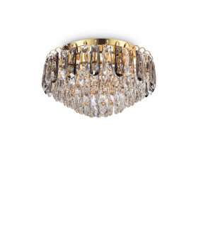 Design-Deckenleuchte Magnolia Metal Gold 7-flammig 26cm