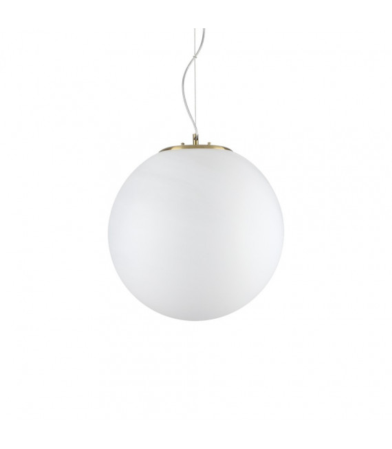 Lampada a sospensione Grape Vetro bianco 1 lampadina 49cm