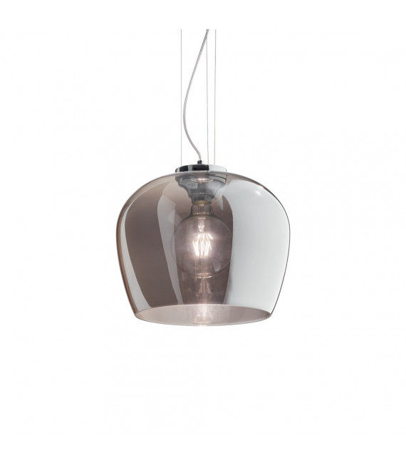 Blossom Pendelleuchte Rauchglas 1 Birne 34cm