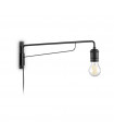 Applique murale Triumph Métal Noir 1 ampoule 16cm
