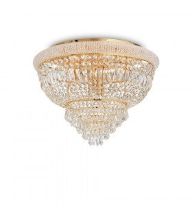 Deckenleuchte Design Dubai Metal Gold 24 flammig 52,5cm