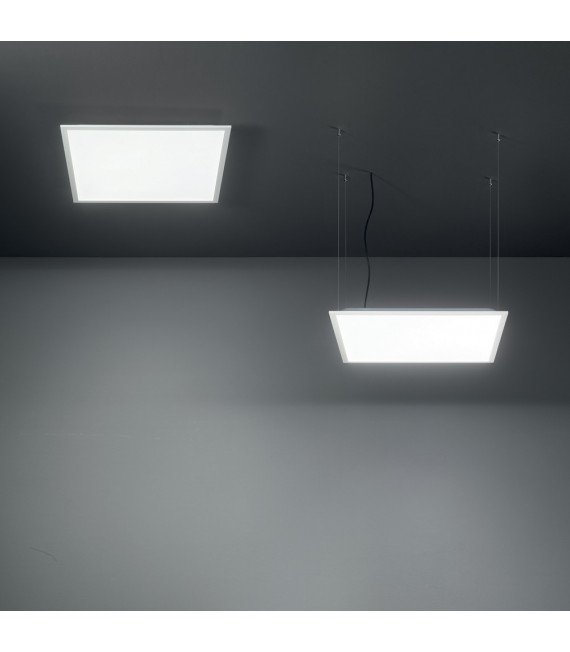 Panel LED Led Aluminio blanco 1 bombilla 3cm