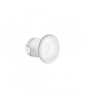 Spot encastré Virus 1 ampoule Aluminium blanc