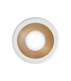 Virus Foco empotrable 1 bombilla Aluminio Oro blanco