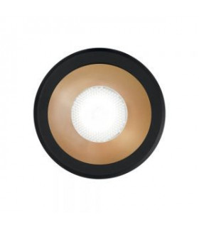 Faretto da incasso Virus 1 lampadina Alluminio Oro nero