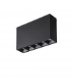 Spot Downlight Lika Aluminium Noir 1 ampoule 8cm
