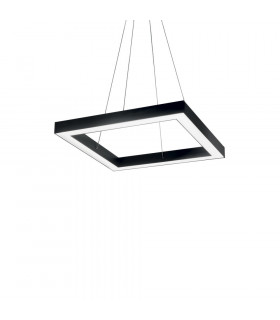 Sospensione LED integrata Oracle Alluminio Nero 1 lampadina 16,5 cm