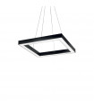 Integrated LED suspension Oracle Aluminum Black 1 bulb 16.5cm