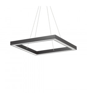 Integrierte LED-Aufhängung Oracle Aluminium Schwarz 1 Birne 16,5 cm