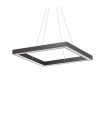 Integrated LED suspension Oracle Aluminum Black 1 bulb 16.5cm