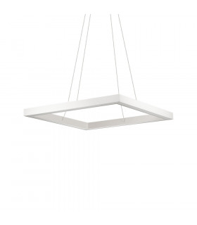 Suspension LED intégré Oracle Aluminium blanc 1 ampoule 16,5cm